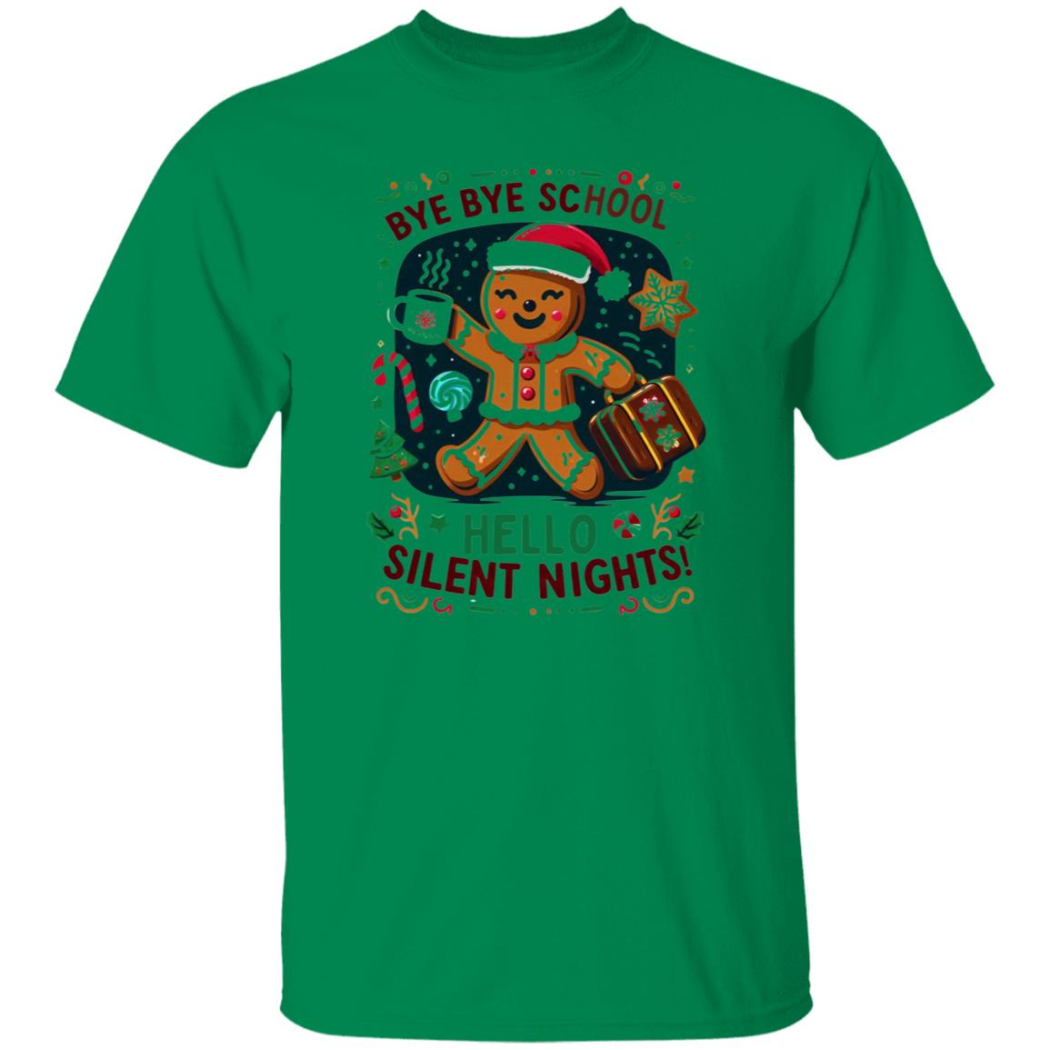 T-Shirt winter holiday decor Winter Tree Print MERRY CHRISTMAS