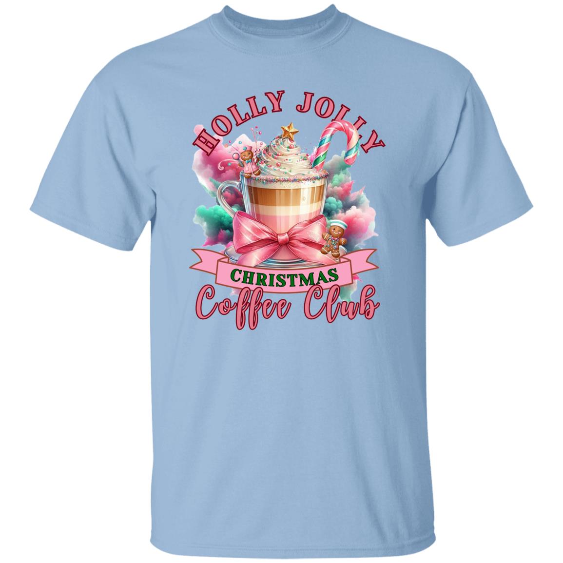 Holly Jolly Coffee T-Shirt winter holiday decor