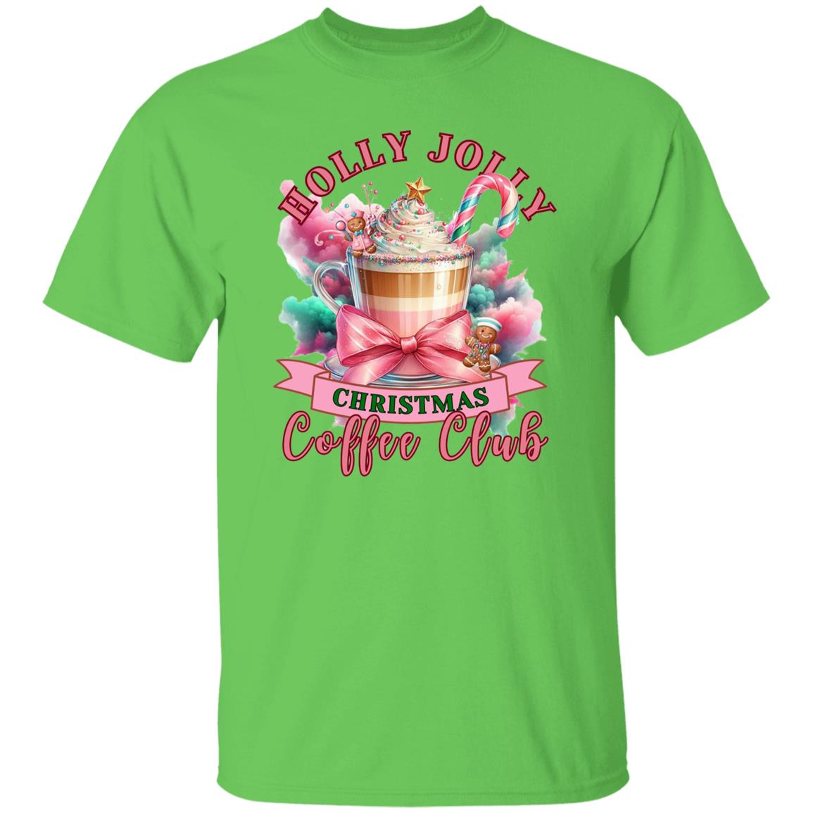 Holly Jolly Coffee T-Shirt winter holiday decor