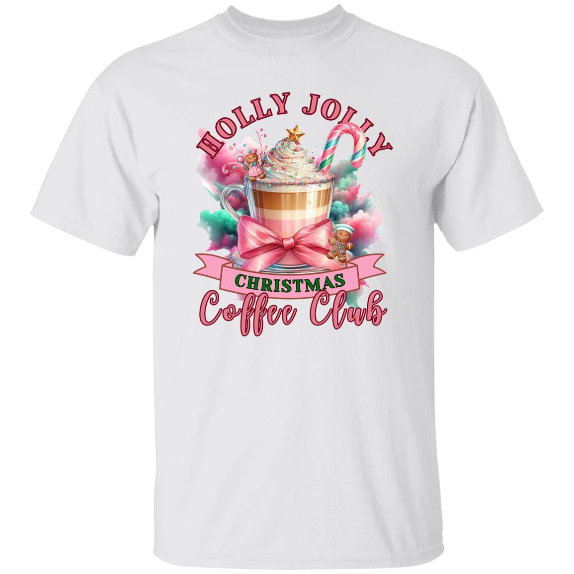 Holly Jolly Coffee T-Shirt winter holiday decor