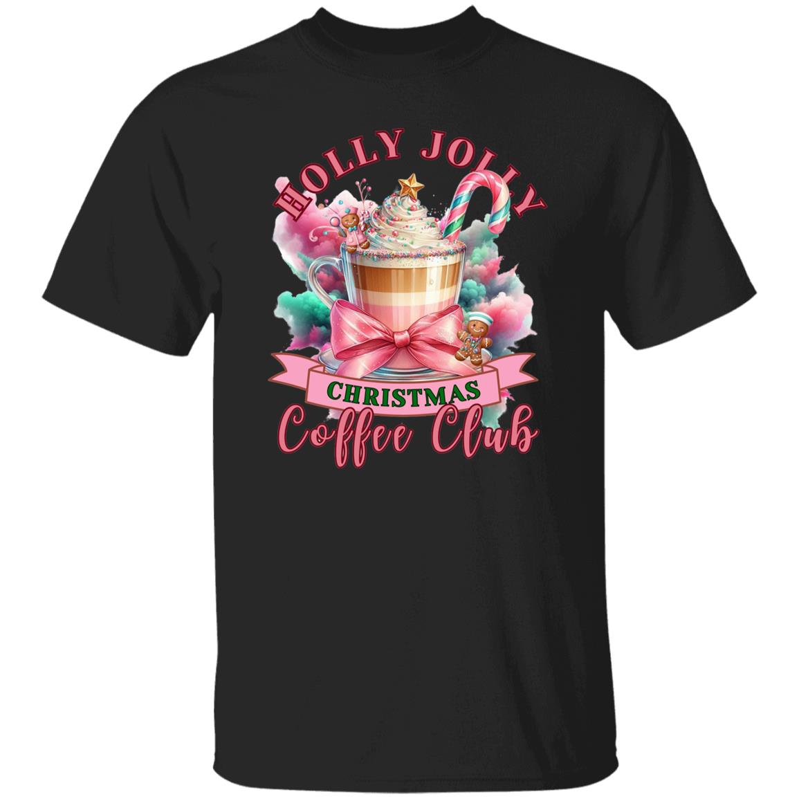 Holly Jolly Coffee T-Shirt winter holiday decor