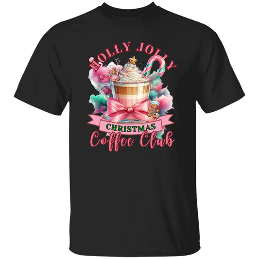 Holly Jolly Coffee T-Shirt winter holiday decor