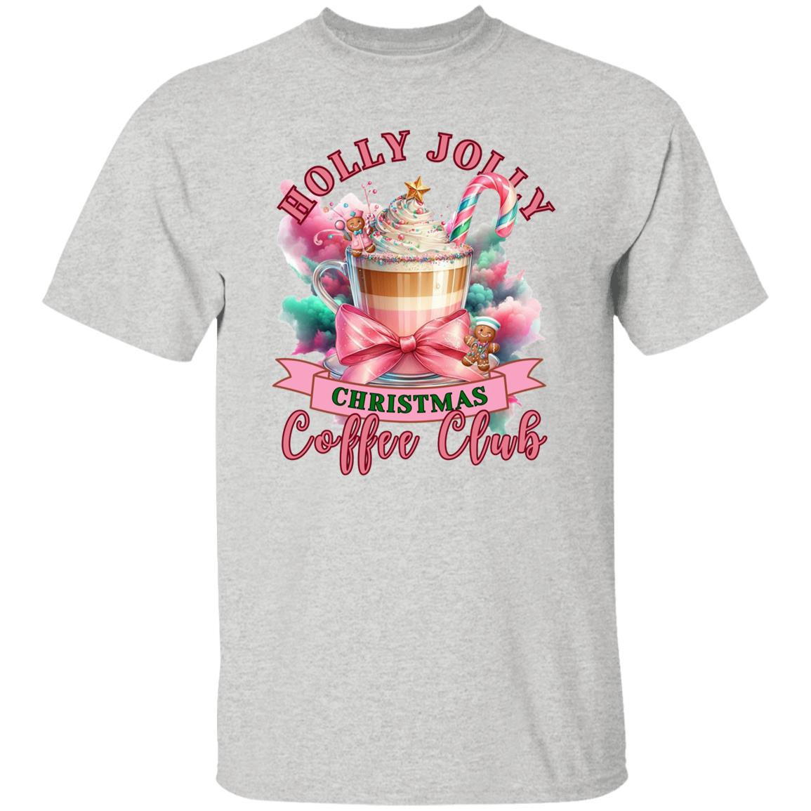 Holly Jolly Coffee T-Shirt winter holiday decor